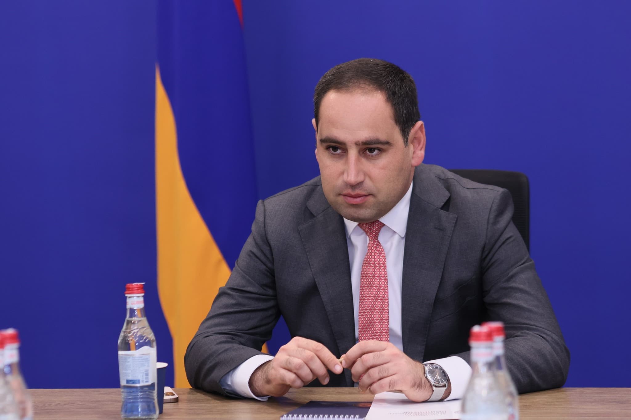 ՀՀ ՏԿԵ նախարար Դավիթ Խուդաթյանը հյուրընկալել է երկրաբանության ոլորտի մի շարք ներկայացուցիչների