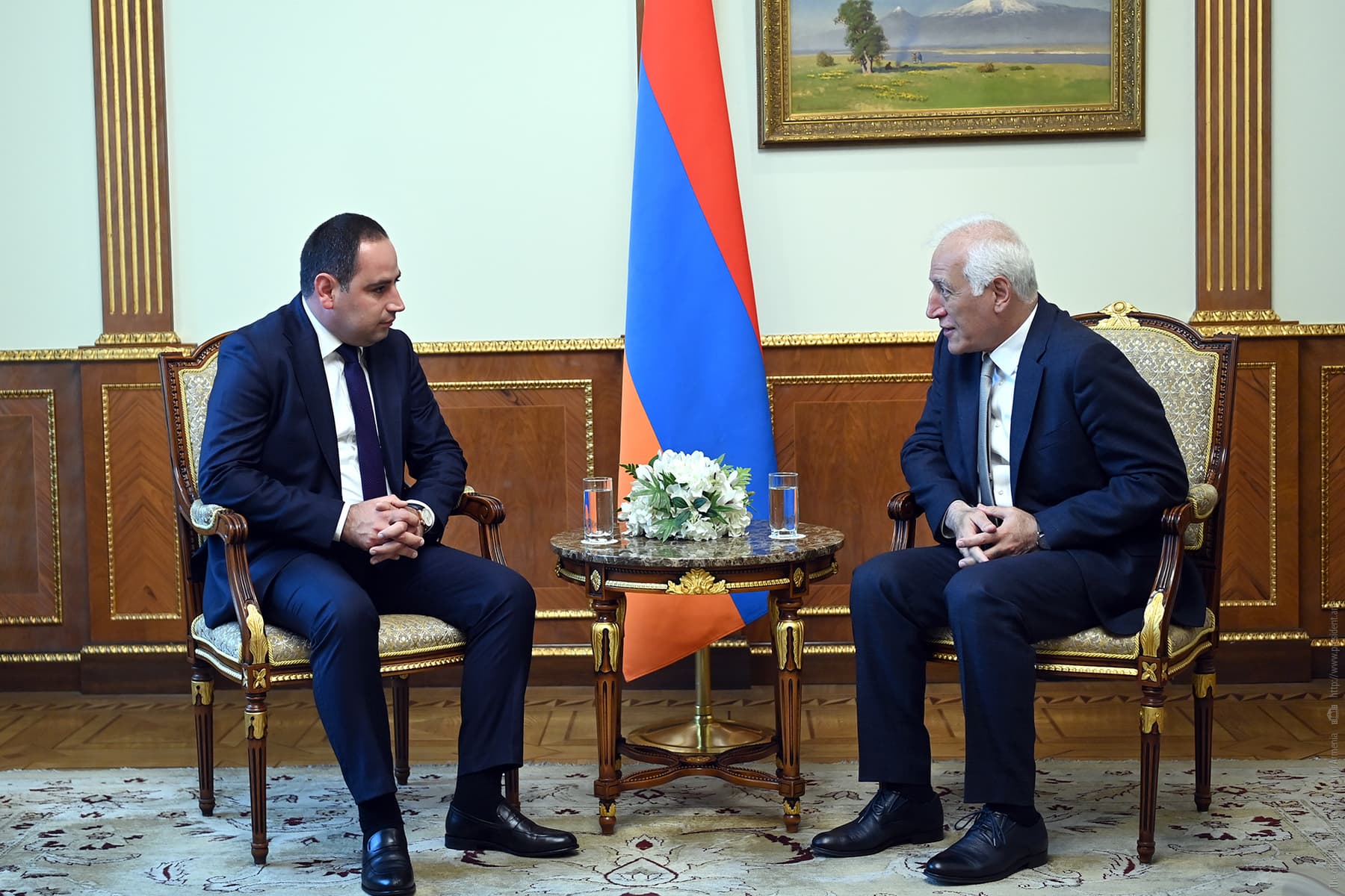 ՀՀ նախագահն ընդունել է ՀՀ ՏԿԵ նախարար Դավիթ Խուդաթյանին
