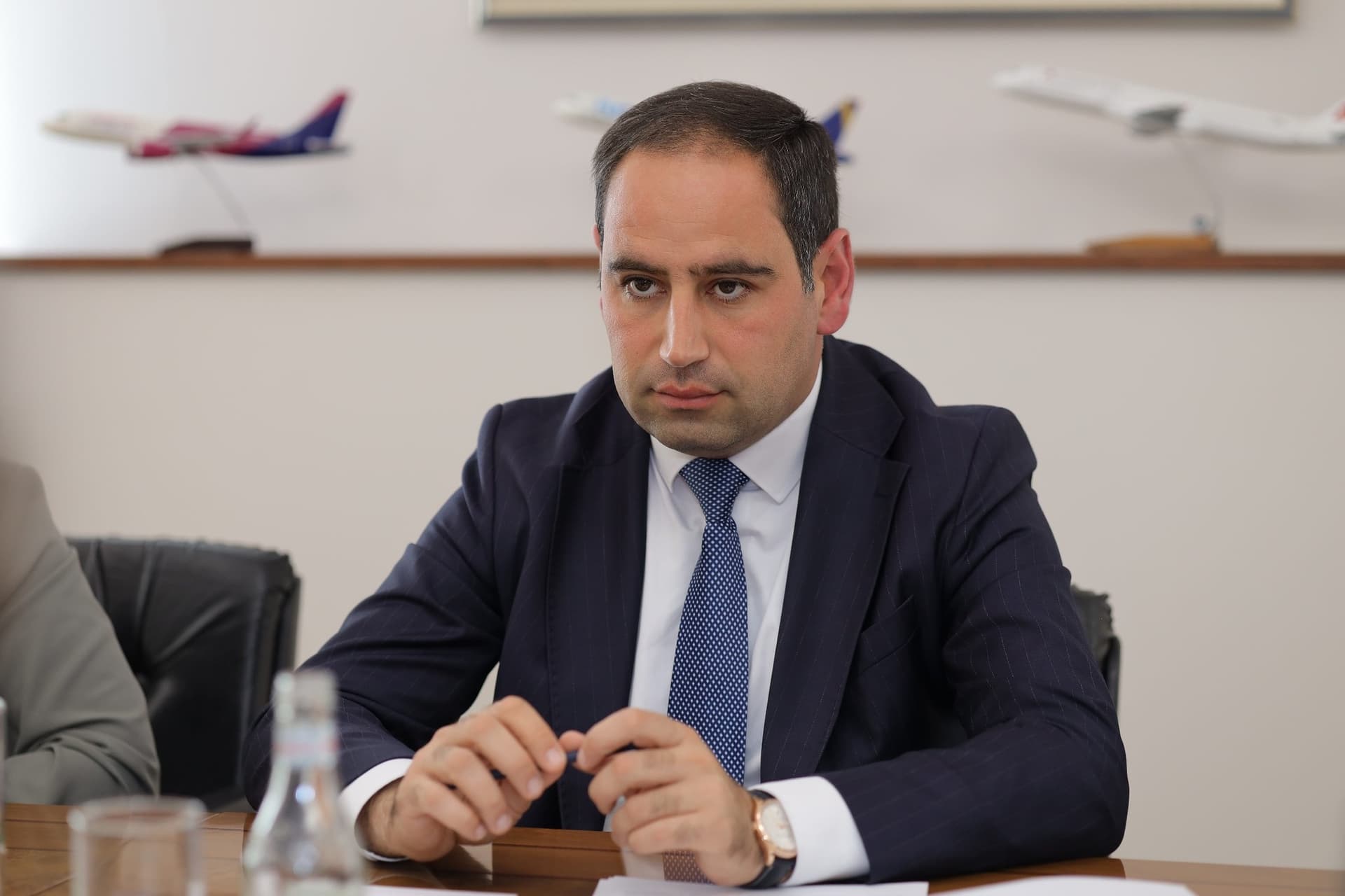 ՀՀ ՏԿԵ նախարար Դավիթ Խուդաթյանն ընդունել է ՎԶԵԲ-ի Թուրքիայի և Կովկասի հարցերով գործադիր տնօրեն Էլիզաբետտա Ֆալչետտիի գլխավորած պատվիրակությանը