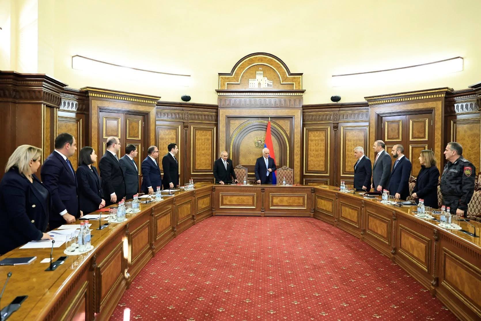 Վարչապետ Նիկոլ Փաշինյանի գլխավորությամբ տեղի է ունեցել Անվտանգության խորհրդի հերթական նիստ